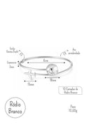 Bracelete Feminino Sarah Andrade Coleção Volta ao Mundo Semijoia  Banhada