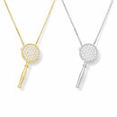 Colar Lupa Espiã Feminino Folheado a Ouro 18k Sarah Andrade