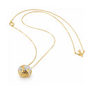 Escapulário Feminino Sarah Andrade Volta ao Mundo Banhado a Ouro 18K ou Ródio