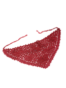 Bandana de Coração  Marsala