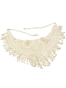 Bandana de Crochê com Franja