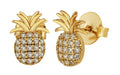 Brinco Pineapple Cravejado