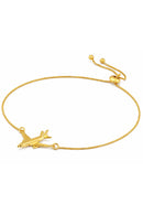 Pulseira Avião Feminina Semijoia Sarah Andrade Coleção Volta ao Mundo