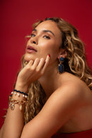 Pulseira Fio Azul Pérola