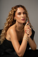 Pulseira Riviera Cravejada Baguete