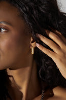 Brinco Argola Tulipa Cravejada