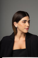 Brinco Coração Cravejado