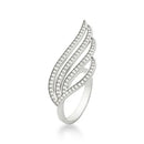 Anel Asas 4 Voltas Cravejado