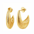 Brinco Argola Filigrana Vazada Feminino Banho de Ouro 18k ou Ródio Branco