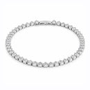 Pulseira Riviera com Zircônias Diamantadas Folheada a Ouro 18k ou Ródio Branco